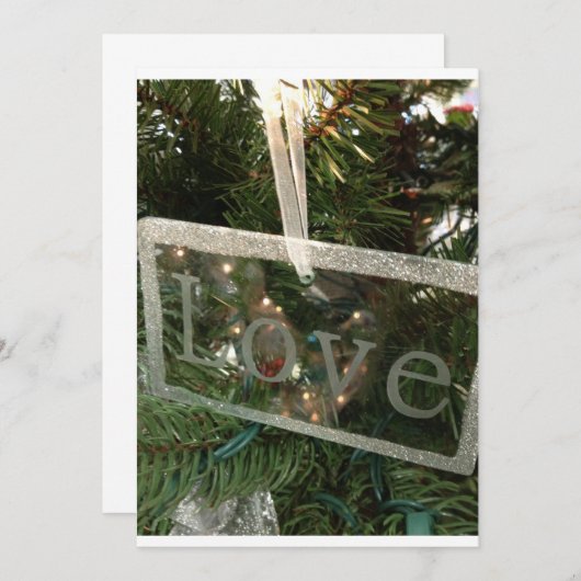 PARTY EINLADUNG "LIEBE" (Vorne/Hinten)