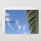 Party Einladung Luau (Rückseite)