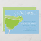 Party Einladung Margarita (Vorne/Hinten)