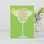 Party Einladung Margarita (Stehend Vorderseite)