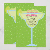 Party Einladung Margarita (Vorne/Hinten)