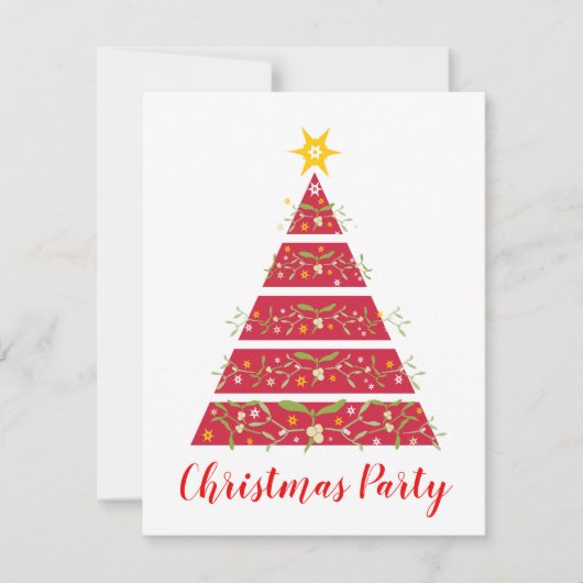 Party Einladung Mistletoe (Vorderseite)