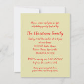 Party Einladung Mistletoe (Rückseite)