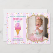 Party Einladung mit Foto (Vorderseite)