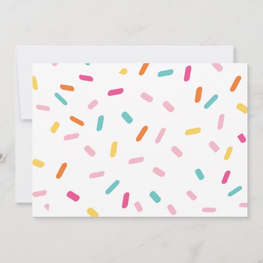 Party Einladung mit Foto (Rückseite)