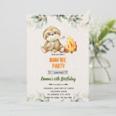 Party Einladung mit langsamerem Schlummer (Stehend Vorderseite)