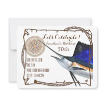 Party Einladung mit Seeteufel