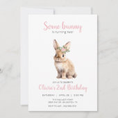 Party Einladung mit sonniger Blumenpracht (Vorderseite)