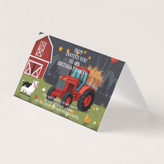 Party Einladung nach Ihrem Geschmack (Vorderseite)