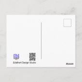 Party Einladung "niedliche Bademäntel" Postkarte (Rückseite)