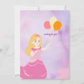 Party Einladung niedlicher Kindergeburtstag (Rückseite)