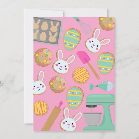 Party Einladung OSTCOOKIE (Rückseite)