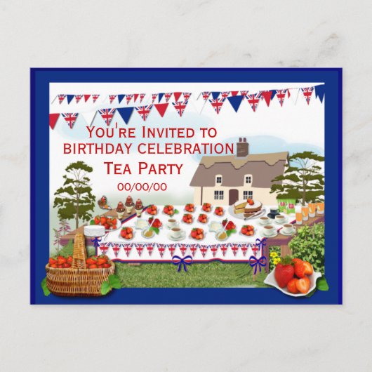 Party Einladung Outdoor Celebration Tee (Vorderseite)