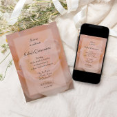 Party Einladung Pale Pink Rose Quinceanera