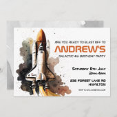 Party Einladung personalisierter Kindergeburtstag (Vorne/Hinten)