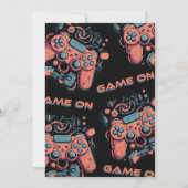 Party Einladung personalisierter Kindergeburtstag (Rückseite)