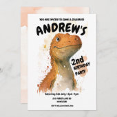 Party Einladung personalisierter Kindergeburtstag (Vorne/Hinten)