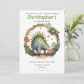 Party Einladung personalisierter Kindergeburtstag (Stehend Vorderseite)