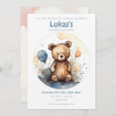 Party Einladung personalisierter Kindergeburtstag (Vorne/Hinten)