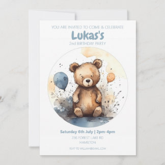 Party Einladung personalisierter Kindergeburtstag