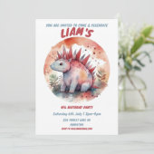 Party Einladung personalisierter Kindergeburtstag (Stehend Vorderseite)