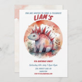 Party Einladung personalisierter Kindergeburtstag (Vorne/Hinten)