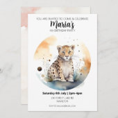 Party Einladung personalisierter Kindergeburtstag (Vorne/Hinten)