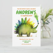 Party Einladung personalisierter Kindergeburtstag (Stehend Vorderseite)