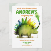 Party Einladung personalisierter Kindergeburtstag (Vorne/Hinten)