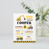 Party Einladung Postkarte (Stehend Vorderseite)