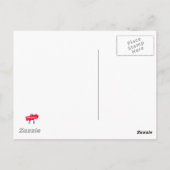 Party Einladung Postkarte (Rückseite)