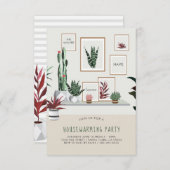 Party Einladung | Potted-Pflanze (Vorne/Hinten)