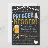 Party Einladung Pregger Kegger (Vorderseite)