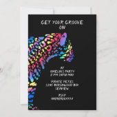 Party Einladung Rainbow Jaguar (Vorderseite)