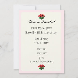 Party-Einladung - Rosendesign Einladung