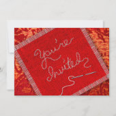 Party Einladung - ROTE FABRIK (Vorderseite)