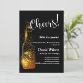 Party Einladung, Ruhestand, Beifall Einladung (Stehend Vorderseite)