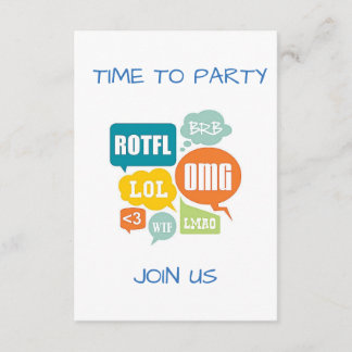 PARTY EINLADUNG "SENIOR STYLE" gesimst