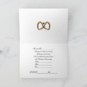 Party Einladung Silber zum 25. Jahrestag (Innenseite)