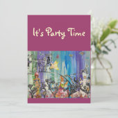 Party Einladung Sortale (Stehend Vorderseite)