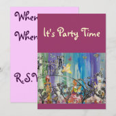 Party Einladung Sortale (Vorne/Hinten)