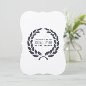 Party Einladung sozialer Veranstaltungen (Stehend Vorderseite)