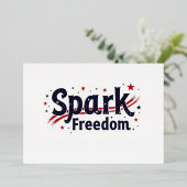 Party Einladung Spark Freedom (Stehend vorne)
