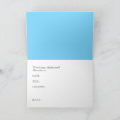 Party Einladung: Sterne Einladung (Innenseite)