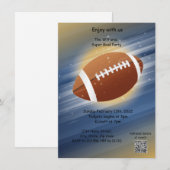 Party Einladung Superbowl (Vorne/Hinten)
