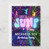 Party Einladung | Trampolin-Party (Vorderseite)