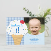 Party Einladung von Eis (Stehend Vorderseite)