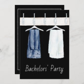 Party Einladung von Gay Bachelors (Vorne/Hinten)
