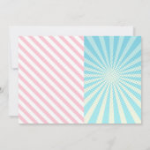 Party Einladung von Katzen- und Hundefugen (Rückseite)