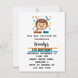 Party Einladung von Kindern